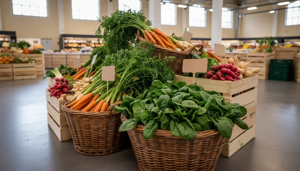 Fraîcheur des halles : primeurs, fruits et légumes en circuit court